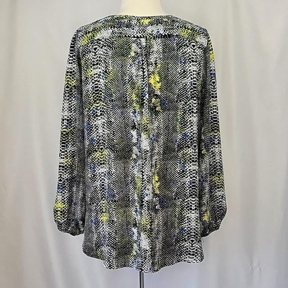 Premise Studio Lightweight Blouse Reptile Print Size XL - Picture 5 of 11
